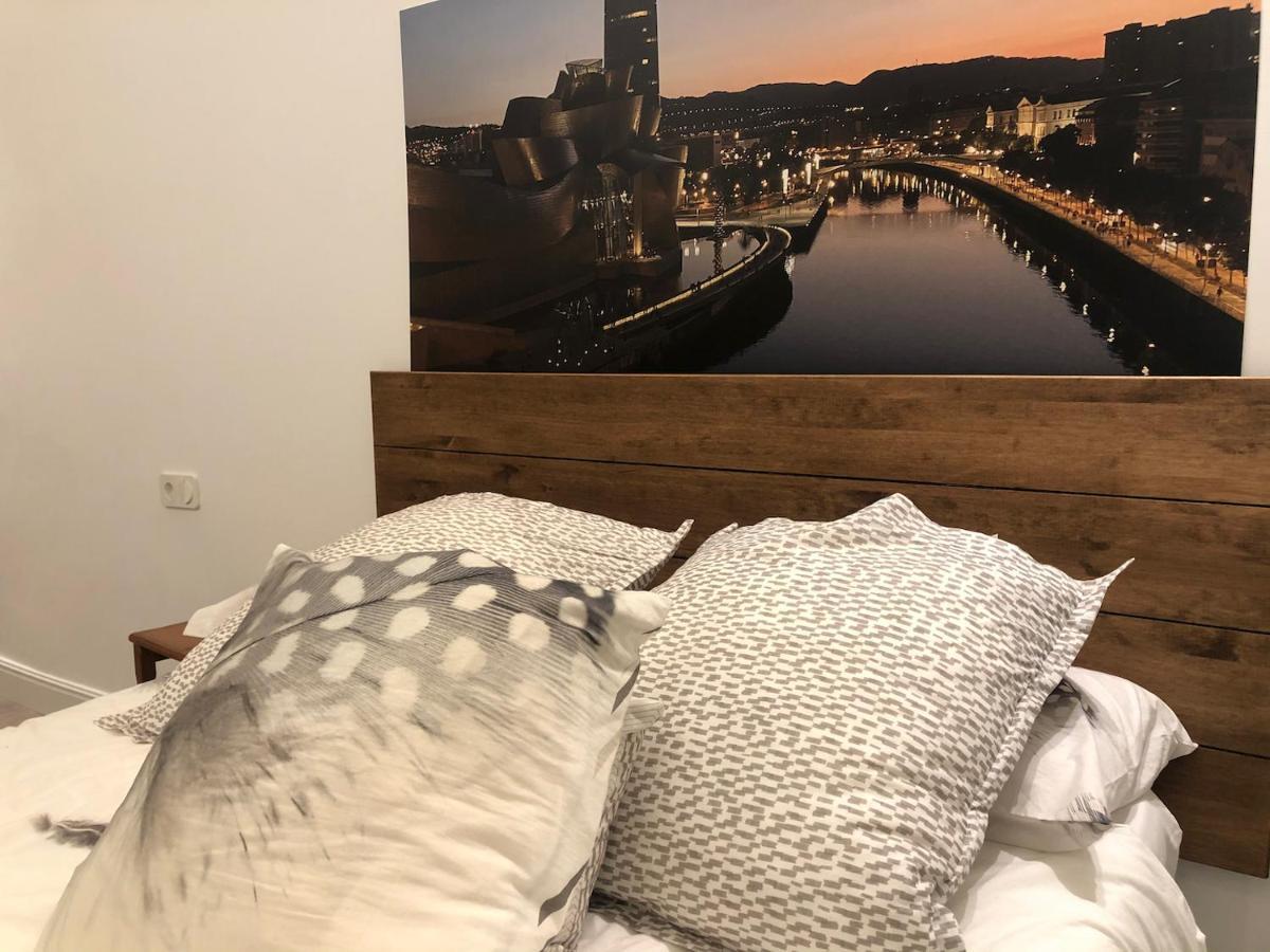 110 M2 Central Apartment In Abando Close To Guggenheim With Parking Bilbau Exterior foto