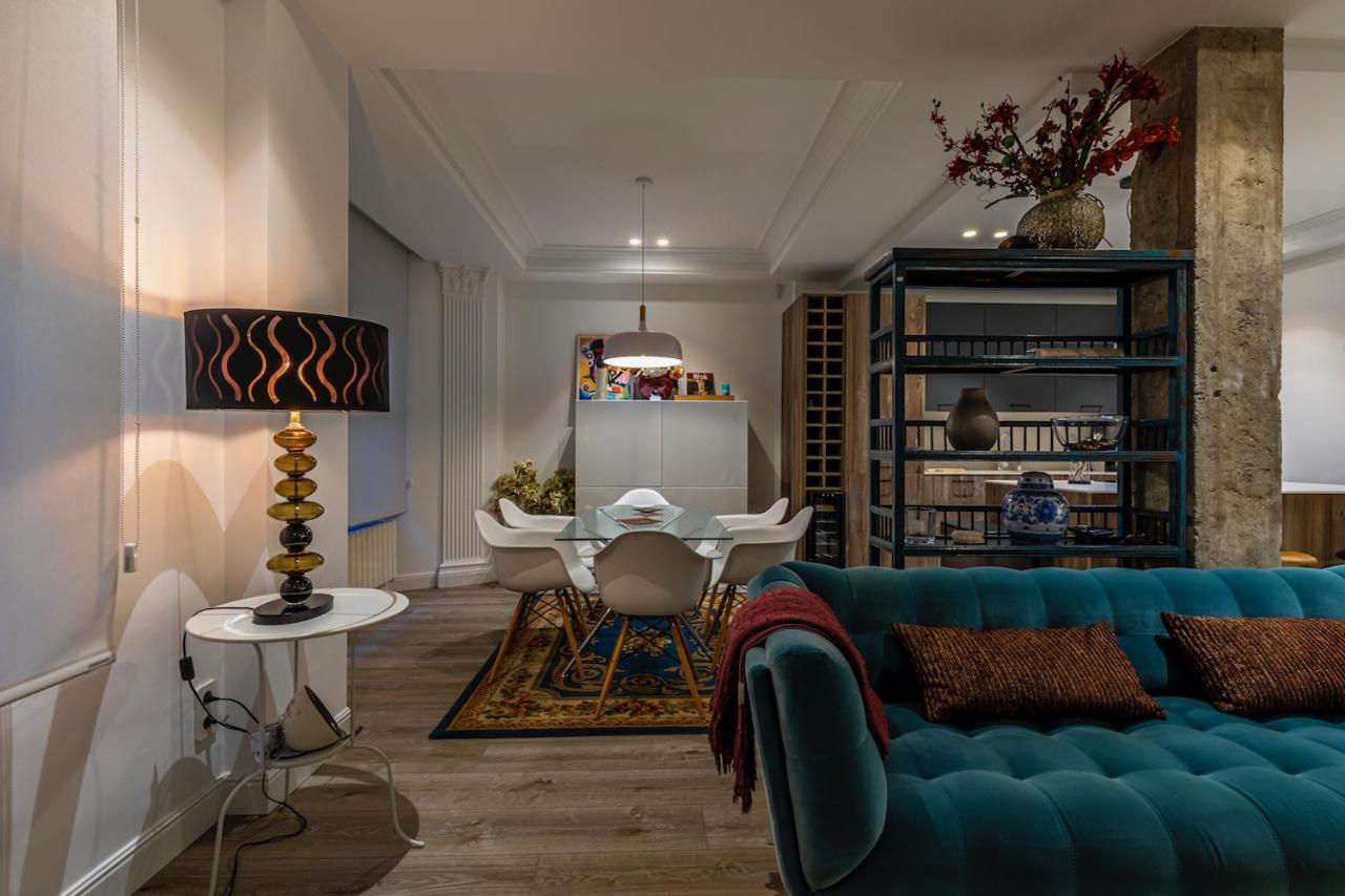 110 M2 Central Apartment In Abando Close To Guggenheim With Parking Bilbau Exterior foto